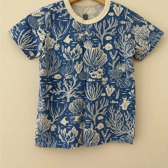 Winter Water Factory Ocean Print T-Shirt - Picture 2 of 2